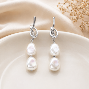 Anti- Tarnish Pearl Earring