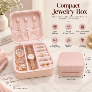 Compact Jewelry Box for Travel